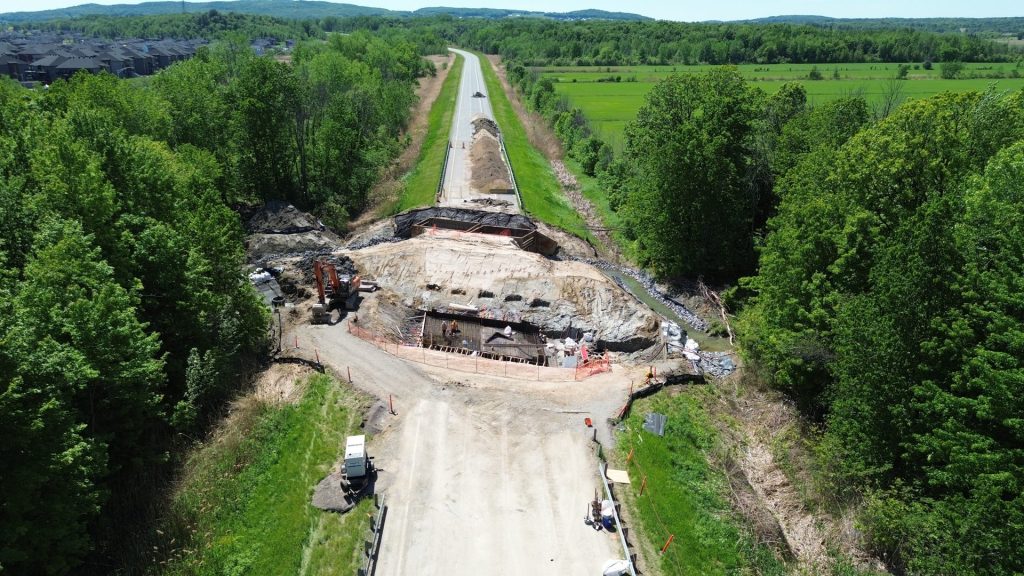 Réfection du ponceau de l’autoroute 640 – photo 1 – Charex