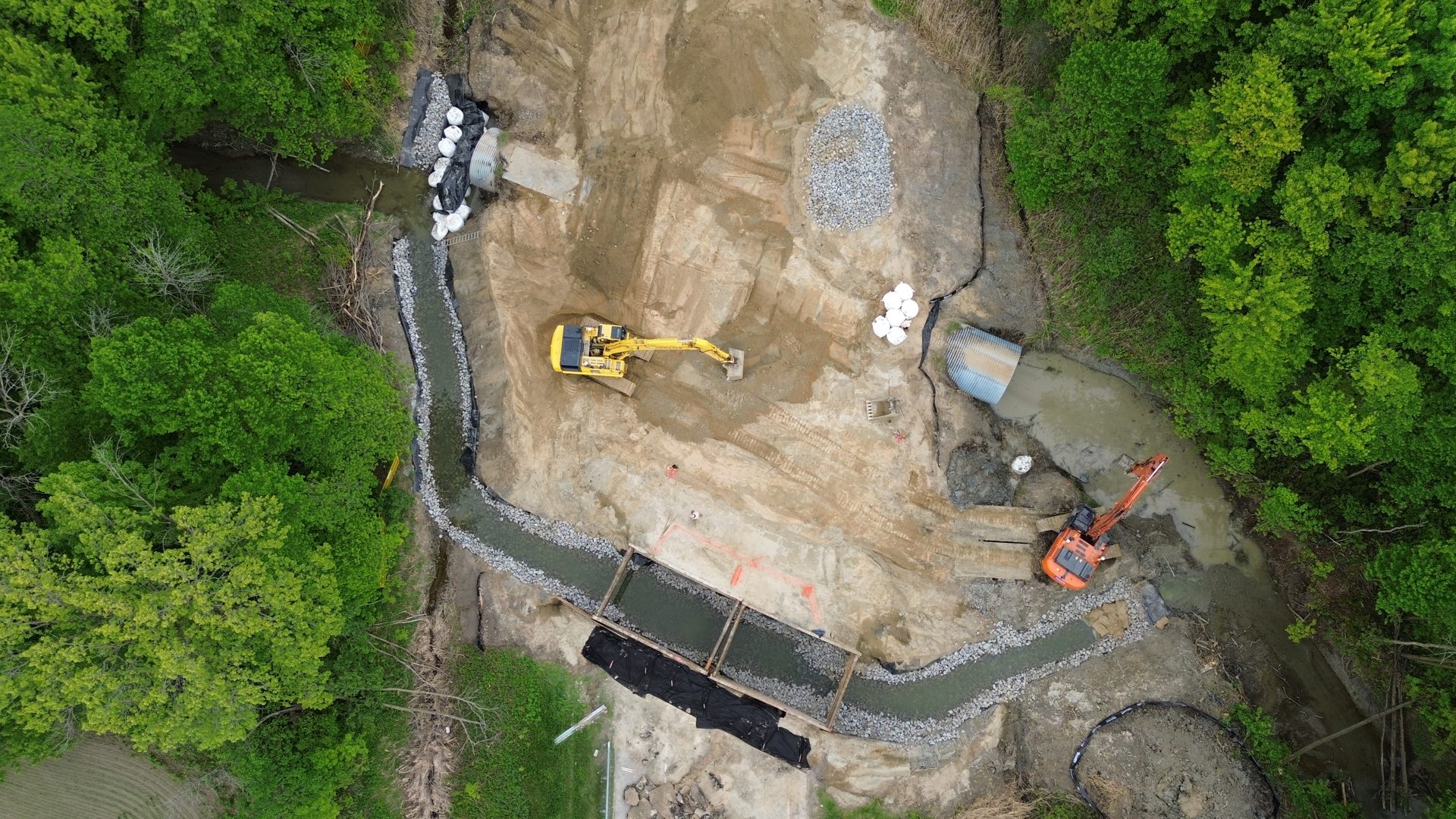 Réfection du ponceau de l’autoroute 640 – photo 2 – Charex