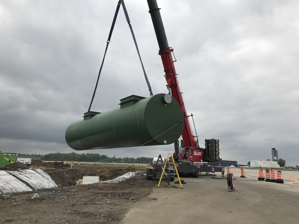 Séparateur d’hydrocarbures à l’Aérocité de Mirabel – photo 1 – Charex